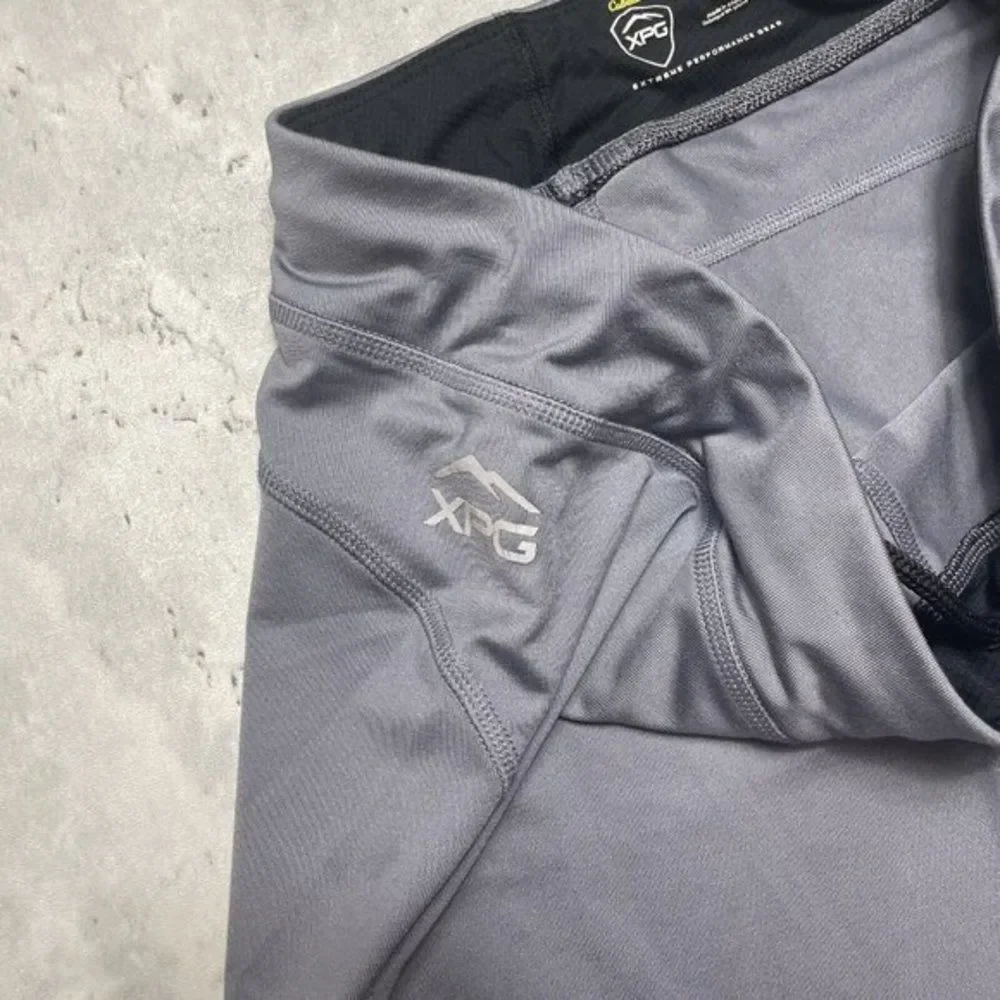 Cabela's XPG Stretch Capri Leggings Grey Men's Size Small Cool‎ UPF 15 Wick